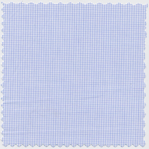 Sapphire Blue Micro Check