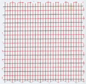 Red/Black 4MM Tattersall Graph Check Broadcloth