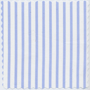 Surfside Blue 1/8" Bengal Stripe Broadcloth