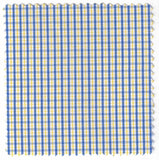 Blue/Yellow Small Check Broadcloth