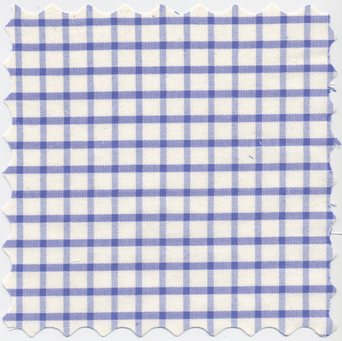 Lightweight 4MM Royal Blue Twill Check