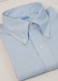 Skye Blue Bankers 1/16" Broadcloth Stripe