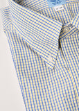 Blue/Yellow Small Check Broadcloth
