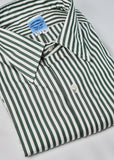 Regal Green 5MM Bengal Stripe Broadcloth