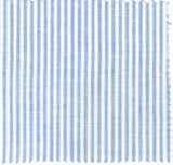 Crisp Cotton/Linen Sky Blue Stripe