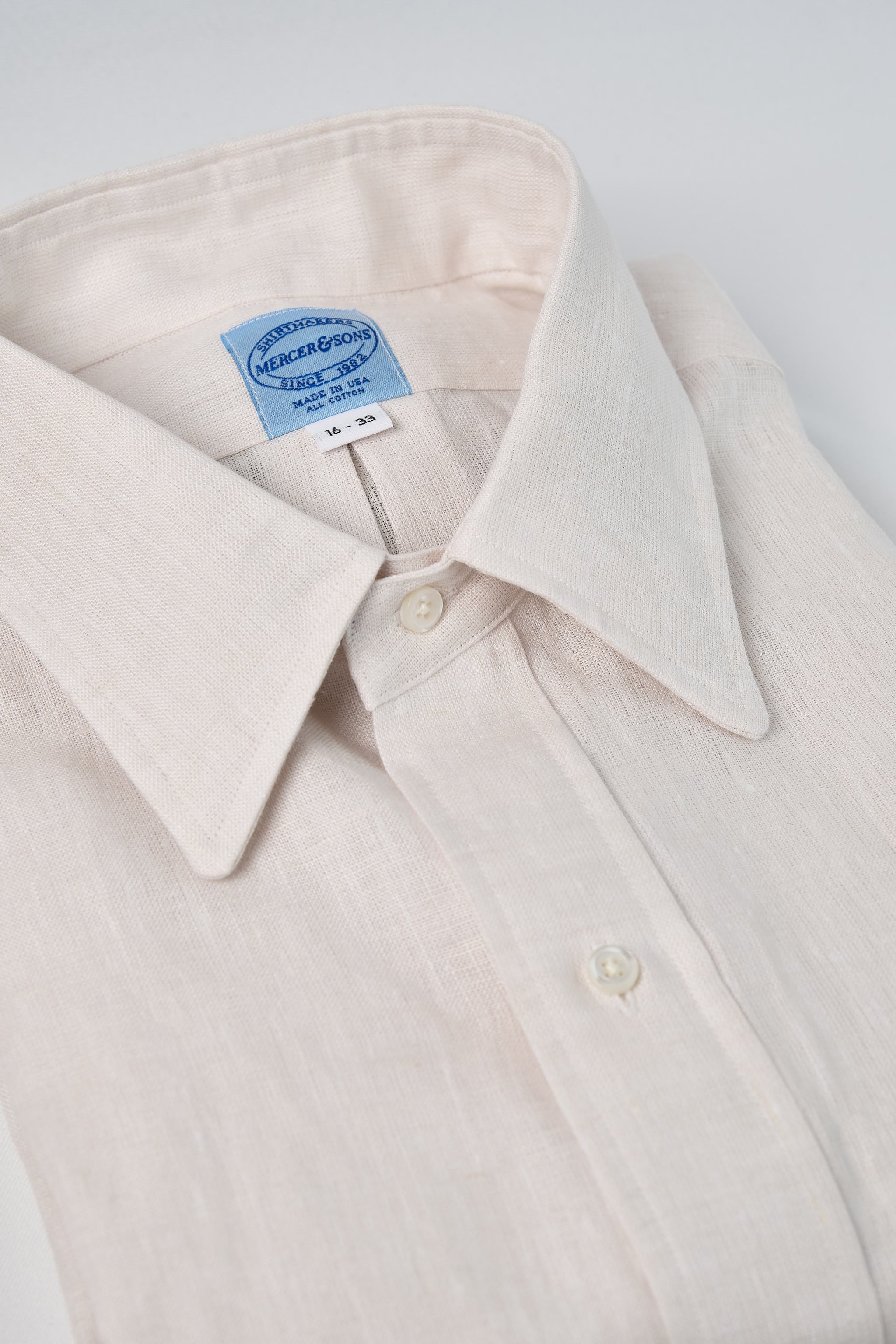 Ivory 100% Fine Linen