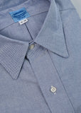 Blue Two-Ply Classic 100% Pima Cotton Oxford