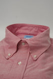 Retro Red Two-Ply Classic 100% Pima Cotton Oxford