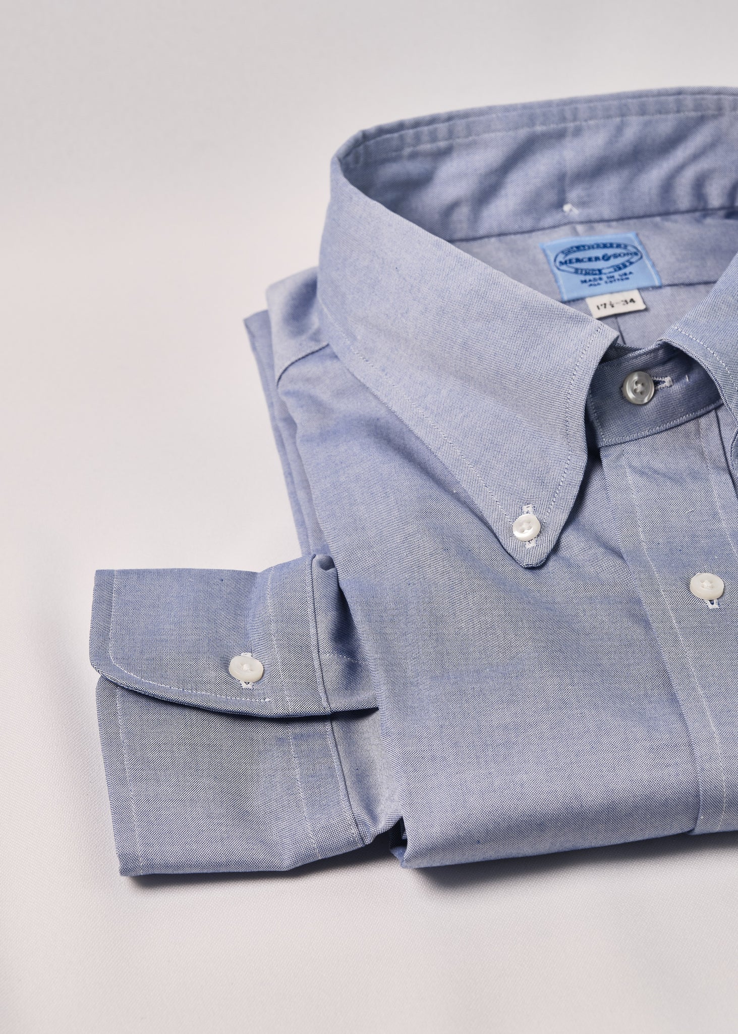 two ply cotton dress shirt Luxury Shirt' in White - Modern Fit
