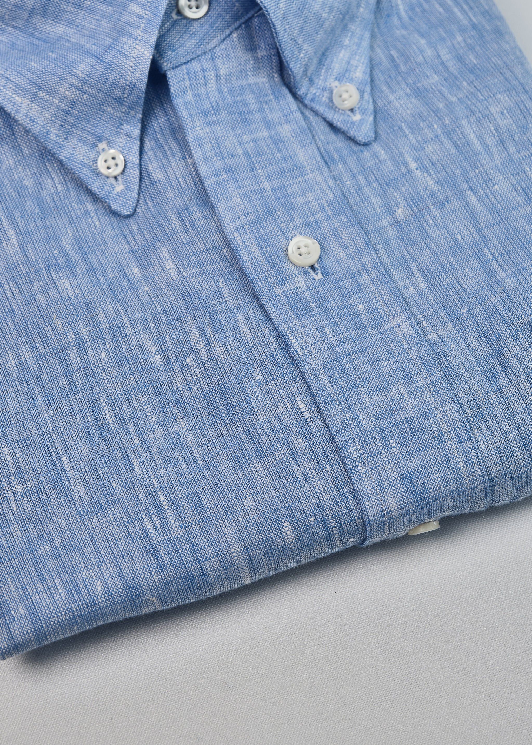 Mercer & Sons Sky Blue 100% Fine Linen Shirt | Premium Comfort Mercer&Sons Mercer & Sons Sky Blue 100% Fine Linen Shirt | Premium Comfort Mercer&Sons