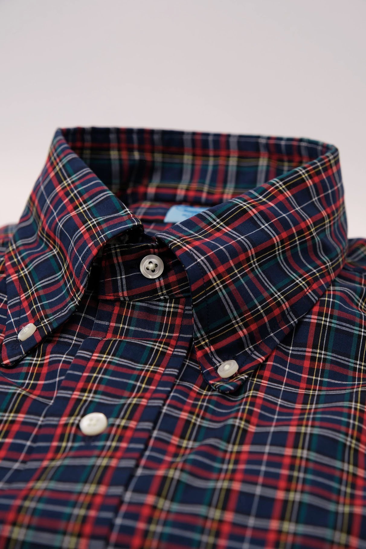 Mercer & Sons Classic Aberdeen Tartan Plaid Broadcloth Shirt