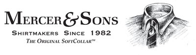 Mercer And Sons Logo Shirtmakers Since 1982, the Original SoftCollar