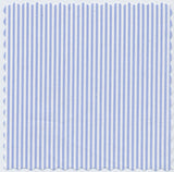 Skye Blue Bankers 1/16" Broadcloth Stripe