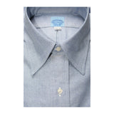 Blue Two-Ply Classic 100% Pima Cotton Oxford