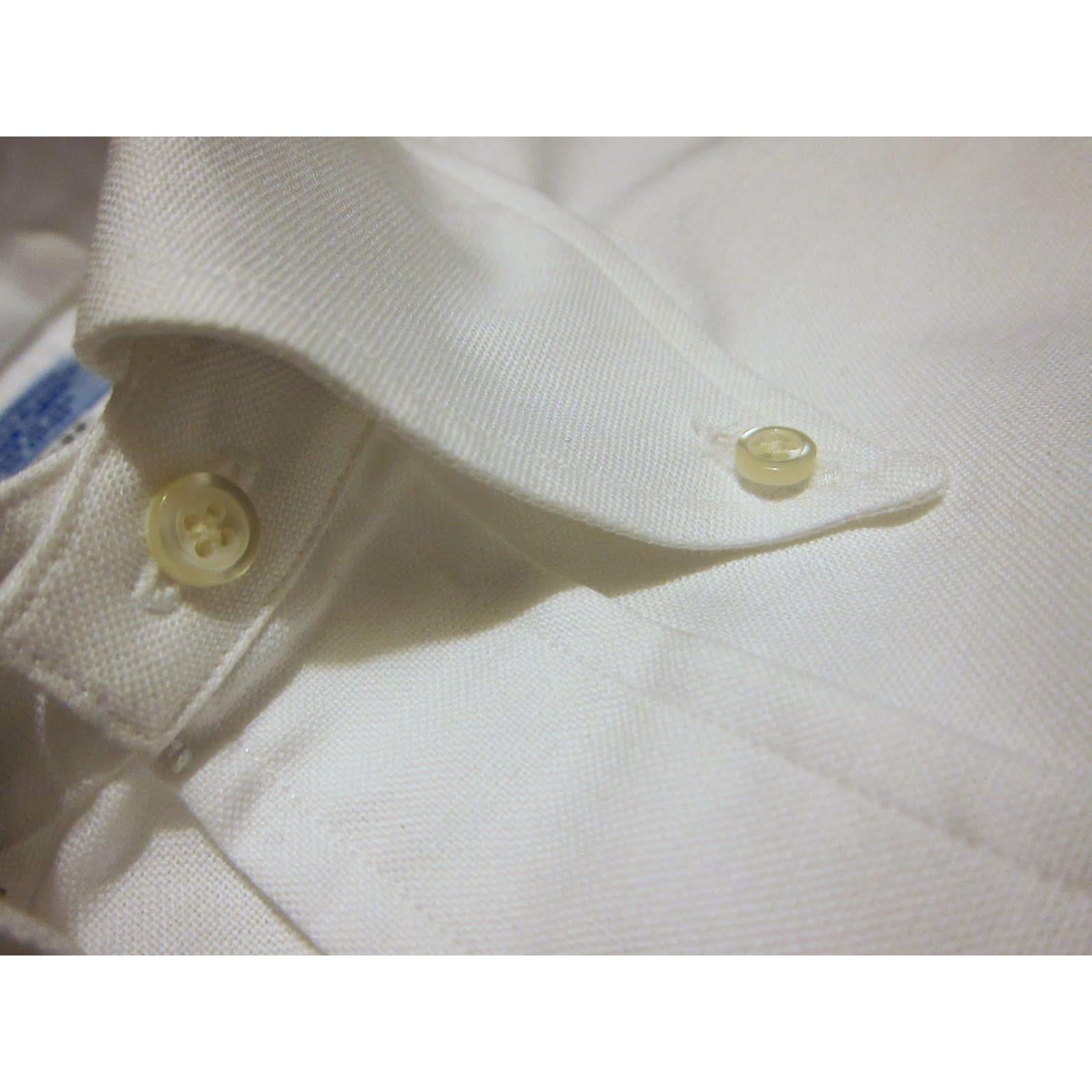 ジョンホワイト　キューピー Mercer & Sons White Two-Ply Classic 100% Pima Cotton Oxford