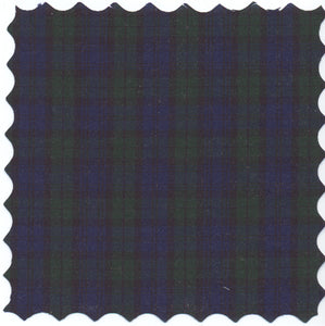 Classic Black Watch Tartan Plaid Broadcloth