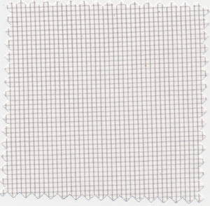 Major Grey on White 2MM Graph Check Broadcloth #015