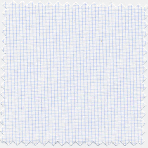 Ice Blue 2MM Graph Check Broadcloth #792