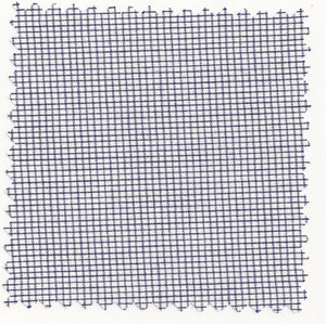 British Navy on White 2MM Graph Check Broadcloth