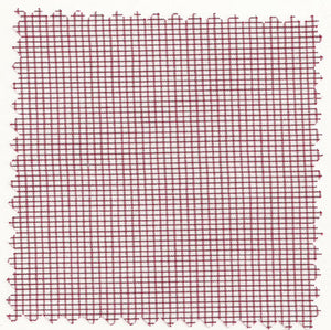 Burgundy Wine on White 2MM Graph Check Broadcloth #015