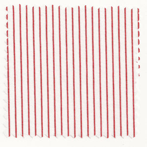 Classic Red & White Stripe Broadcloth #036