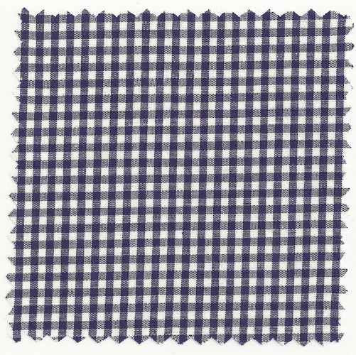 Trusty Navy & White Gingham Check Broadcloth #834