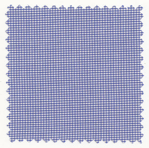 Skye Blue English Small Check Broadcloth