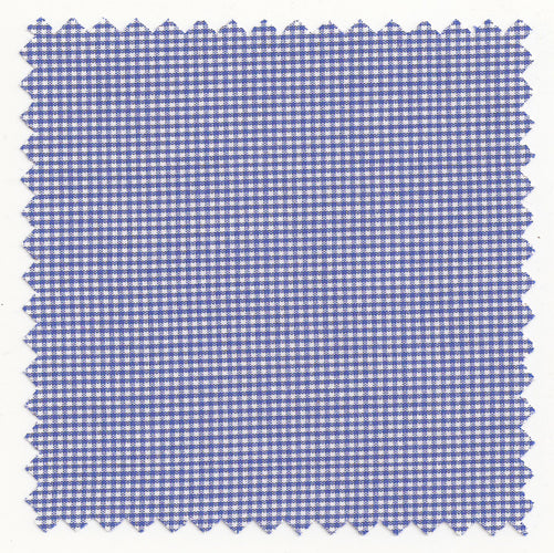 Skye Blue English Small Check Broadcloth