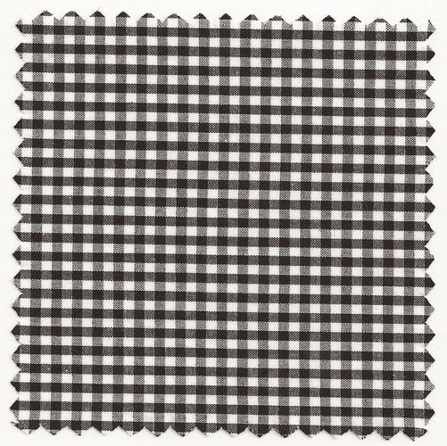 Vintage Black Check Broadcloth #835