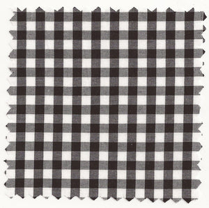 Classic Black & White Bold Check Broadcloth #837